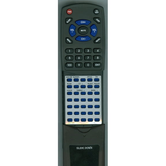 Replacement Remote for ILIVE REM-ITB382B, REMITB382B, RTREMITB382, ITB382B