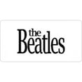 thumbnail image 1 of The Beatles On White Photo License Plate, 1 of 1