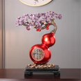 thumbnail image 4 of Árbol del dinero de amatista con calabaza: adornos artesanales for inauguración de la casa., 4 of 4