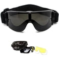 thumbnail image 1 of Gafas de paintball Airsoft CS-x800, gafas militares tácticas para el ejército, balísticas, para montar en moto, esquí, seguridad, deporte, protección + 3 lentes + maleta, 1 of 5