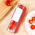 thumbnail image 2 of Muyoka Kyoffiie Fruit Vegetable Salad Slicer Tool Cortador de tomates de acero inoxidable con cuchillas afiladas Cortador port谩til de cereza y uva Accesorios de cocina para el hogar para cortar y proc, 2 of 7