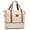 Off-White, variant on Travel Duffel Bag Set Waterproof Carry-On Weekender Bag with Toiletry Bag, Lightweight Expandable Overnight Luggage for Women & Men