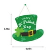 thumbnail image 4 of Apmemiss Clearance St. Patrick's Day Welcome Door Sign Lucky Hanging Door Decor St. Patrick's Day Sign Irish Door Decorations Lucky Shamrock Door Hanger for Outdoor St. Patrick's Day Porch Front Door, 4 of 7