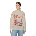 thumbnail image 7 of Merry Bright Christmas House Gift Unisex Heavy Blend™ Crewneck Sweatshirt, 7 of 7