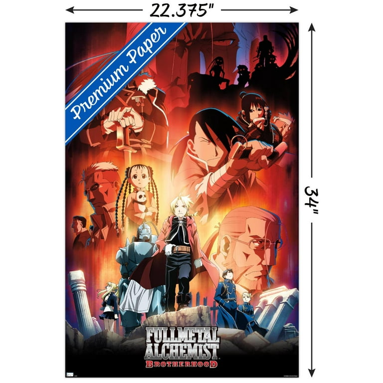 Fullmetal Alchemist: Brotherhood - Key Art 5 Wall Poster, 22.375 x 34 