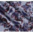 thumbnail image 3 of Soimoi Cotton Cambric Fabric Leaves Paisley Print Fabric by Yard 42 Inch Wide, 3 of 7