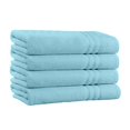 thumbnail image 4 of 100% Cotton Extra Plush & Absorbent Bath Towels Pack of 4 - 650 GSM Lavender, 4 of 5