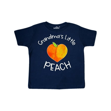 

Inktastic Grandma s Little Peach Cute Peach Heart Gift Toddler Boy or Toddler Girl T-Shirt