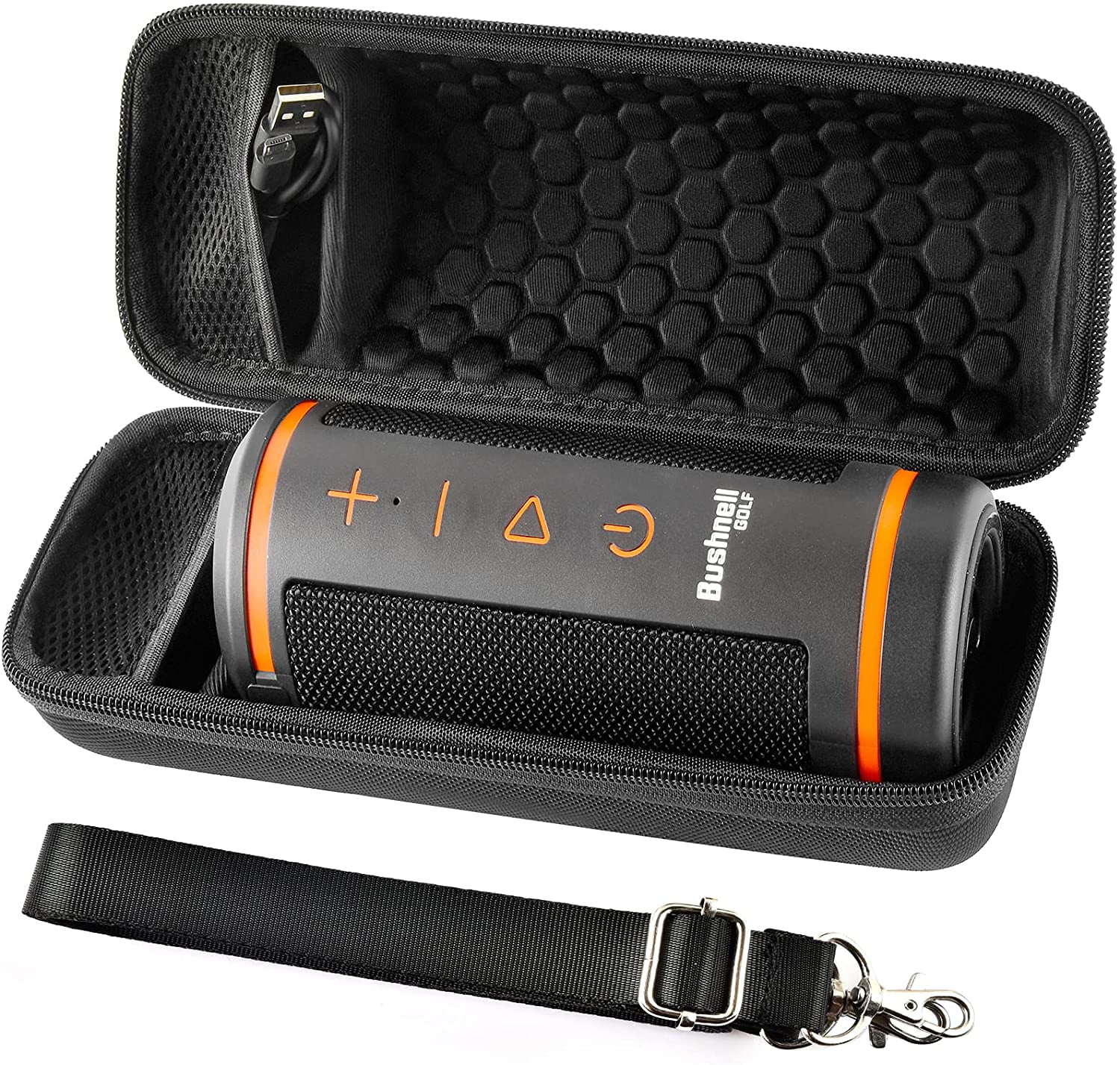 ketting Uluru Mondwater Case Compatible with Bushnell Wingman Golf GPS Speaker, Hard Travel  Carrying Storage Pouch Protective Box Holder for USB Charging Cable and  Accessories - Walmart.com