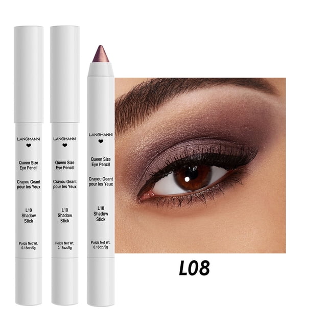 Sombra de Ojos En Barra onlyliua 10 Colores Base Maquillaje Color Pie 2 Unidades