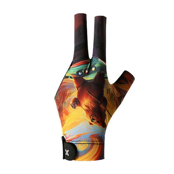 Finger Billiards Gloves Pool Cue Glove, Billiard Pool Gloves for Left Hand 3 Fingers