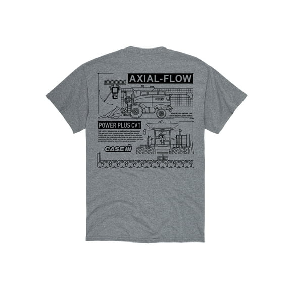 Case IH - Axial Flow Diagram - Men's Short Sleeve Graphic T-Shirt