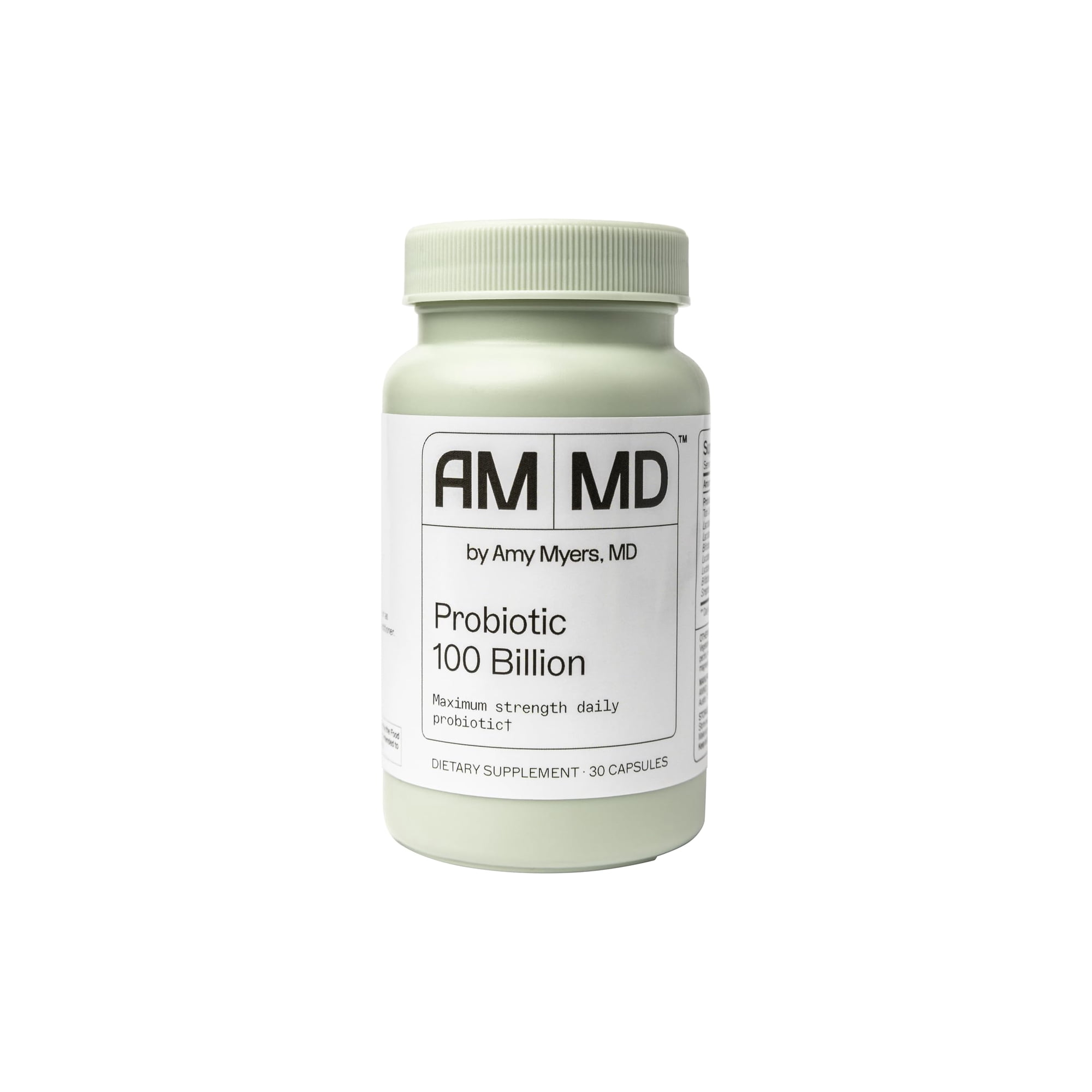 Amy Myers MD Probiotic Capsules 100 Billion - Maximum Strength Daily Probiotic - Gastrointestinal Health Supplement - Digestion & Immune Support