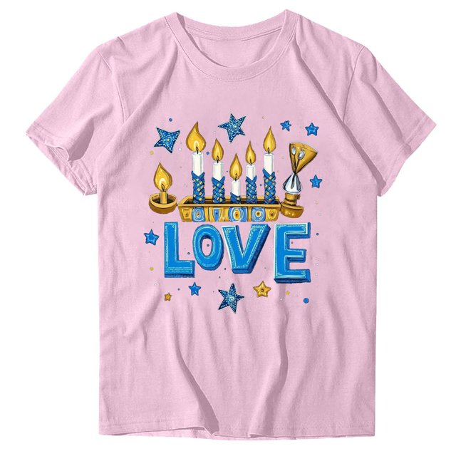 Blusas de Manga Corta para las Mujeres Divertida Impresión Cuello Redondo Camiseta Vintage, Blusas de Primavera para las Mujeres