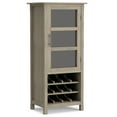 thumbnail image 2 of Simpli Home Avalon High Storage Wine Rack Cabinet, 2 of 12