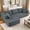 Dark Grey, variant on Korser Sectional Sofa with L-Shape Chaise Modern Modular Cloud Couch with Deep Seating Upholstered Sofa for Living Room Bedroom, No Assembly Required,Black