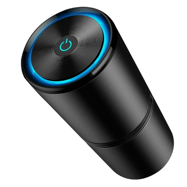 Inteprter Ambientador de aniones alimentado por USB Operación silenciosa Eliminador de olores de iones negativos Electrodomésticos Negro Inteprter HA062769-01B