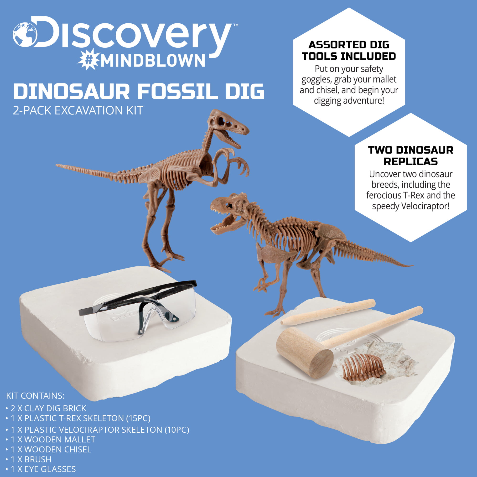 Details about   Large Dig Kit Archaeology Paleontology Discover Dinosaur Bones T-Rex Dino USA 