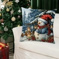 thumbnail image 1 of Three-dimensional Effect Pillowcase Christmas Pillow Cover Festival Decoration Sofa Decoration Flax Pillowcase Bedroom Home Sofa Decoration Sofa Pillowcase, 1 of 7