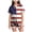 Brick Red, variant on Kaprioy My First 4th of July Baby Girl Outfit Satin Pajama Sets Short Sleeve Button Down Sleepwear Silky Nightwear Loungewear 2 Piece PJS