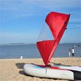 thumbnail image 2 of Soidarity Kayak plegable, de viento, bote de remos, canoa de pesca, velero, dosel de seguridad, equipo Universal de windsurf, deportes acuáticos Deportes acuáticos rojo Soidarity OD019699-01B, 2 of 6