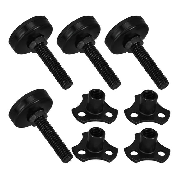 HOMEMAXS  4 Pcs Adjustable Feet Levelers Furniture Standing Desk Legs