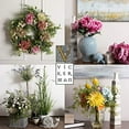 thumbnail image 4 of Vickerman Couronne de Saule Artificielle Vert Boue Blanche 24 Pouces X 20, 4 of 4