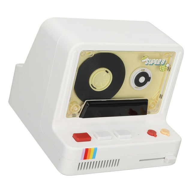Cassette Player, Portable Stereo Tape Speaker, 360 Degree Surround Sound Memory Card Cable Playback Tape Retro Speaker with 5 Lighting Modes for Home Party Picnic Indoor