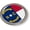 Semi-Flexible Aluminum Bezel, variant on BestLicensePlateFrames North Carolina State 3D Domed Design Flag Car Emblem Round Badge Sticker - Metal Bezel