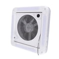 thumbnail image 2 of Ventilador de techo para autocaravana, 12 V, 360 x 360 mm, 10 aspas, modo dual, entrada y salida de aire, 4 luces LED, para caravana, remolque, 2 of 14