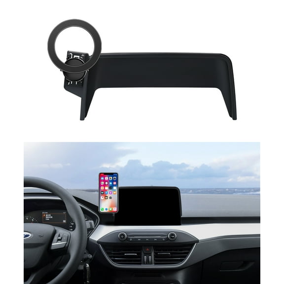 MaserWeller Car Phone Holder for 2020-2025 Ford Escape Accessories 8-Inch Screen Fixed Clip, 360° Rotation Phone Mount Compatible with MagSafe, Cell Phone Holder Does Not Affect Air Vent