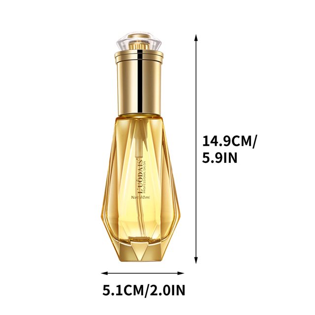Aceite esencial Luo Daishi Diamond Perfume Aceite para el cabello Productos de peluquería Aceite desechable para el cabello 60 ml Aceite esencial a