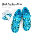 thumbnail image 3 of Tacos de Fútbol Infantil DREAM PAIRS Talla 9 Azul Real Neón, 3 of 5