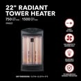 thumbnail image 4 of Perfect Aire Electric Tower Heater, 4 of 10