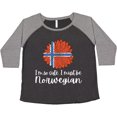 thumbnail image 3 of Inktastic I'm So Cute, I Must be Norwegian Sunflower Norway Flag Women's Plus Size T-Shirt, 3 of 5