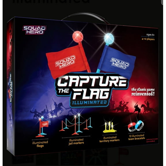 Squad Hero Capture The Flag Illuminated Play Set 10 Players