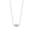 Blue, variant on Serenity 18K Gold Plated Necklace Gold Black Agate Small for Women