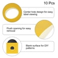 thumbnail image 3 of Uxcell 10 Pcs 12" Vinyl Record Jackets,Kraft Paper Vinyl Outer Sleeves with Hole Album Protector Covers for LP Vinyl Records Collections Storage,Yellow, 3 of 6