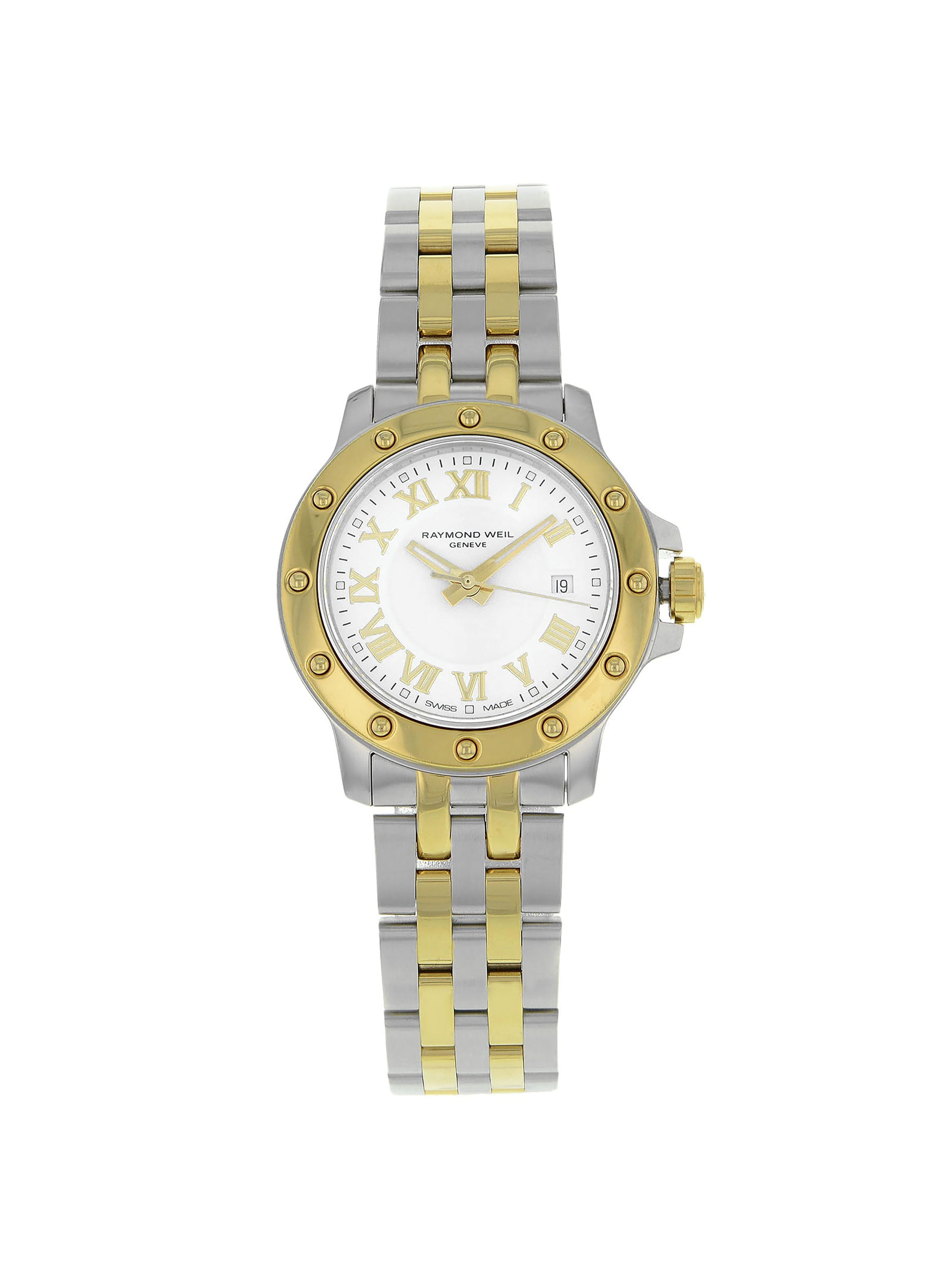 クリスマスファッション mashulakeRaymond Weil レイモンドウィル Women's 5399-ST-00608 Tango Date Steel  Grey Dial Watch