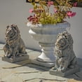 thumbnail image 4 of Zaer 21" Guardian Lion Garden Statue, 2 Count, 4 of 7