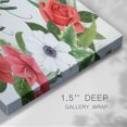 thumbnail image 4 of Christmas Flora Wreath Collection A- Gallery Wrapped Canvas, 4 of 9