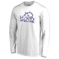thumbnail image 2 of Men's White TCU Horned Frogs Primary Logo Long Sleeve T-Shirt, 2 of 3