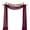 Burgundy Red, variant on Wedding Arch Draping Fabric 1 Panel 29" x 19Ft Sage Green Sheer Chiffon Curtain Drapes 6 Yards for Wedding Ceremony Birthday Party Decoration