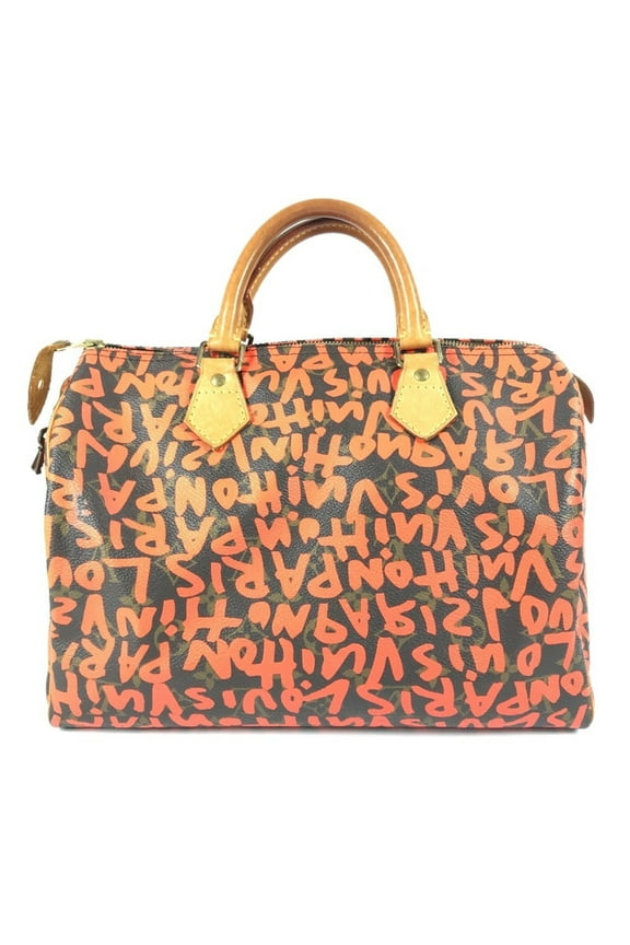Pre-Owned LOUIS VUITTON M93705 Monogram Graffiti Speedy 30 Bag Handbag Mini Boston... (Fair)