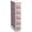 Pink, variant on Sorbus 5-Drawer Narrow Dresser, Slim Storage Chest with Fabric Drawers, Beige