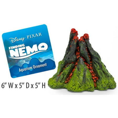 Nemo 5 Inch Aerating Volcano Resin Aquarium Ornament. 