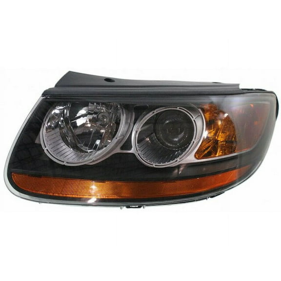 Left Headlight Assembly - Compatible with 2007 - 2008 Hyundai Santa Fe