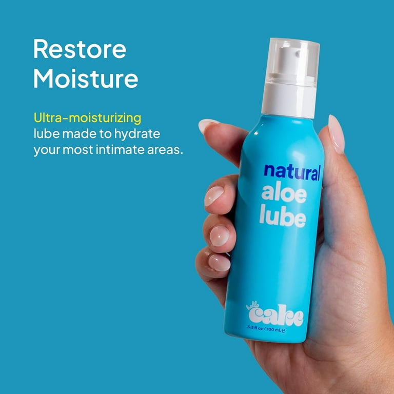 Hello Cake Premium Aloe-Based Lube, Unflavored Personal Lubricant for Men  and Women, 3.3 fl oz - Walmart.com