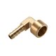 thumbnail image 3 of Adaptador de conector de manguera de latón Uxcell, codo con espiga a macho, 3 of 5