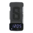 thumbnail image 4 of 3 in 1 Bluetooth Speaker PC ABS Alarm Clock with Wireless Charging for Bedside 10W Blue, 4 of 6